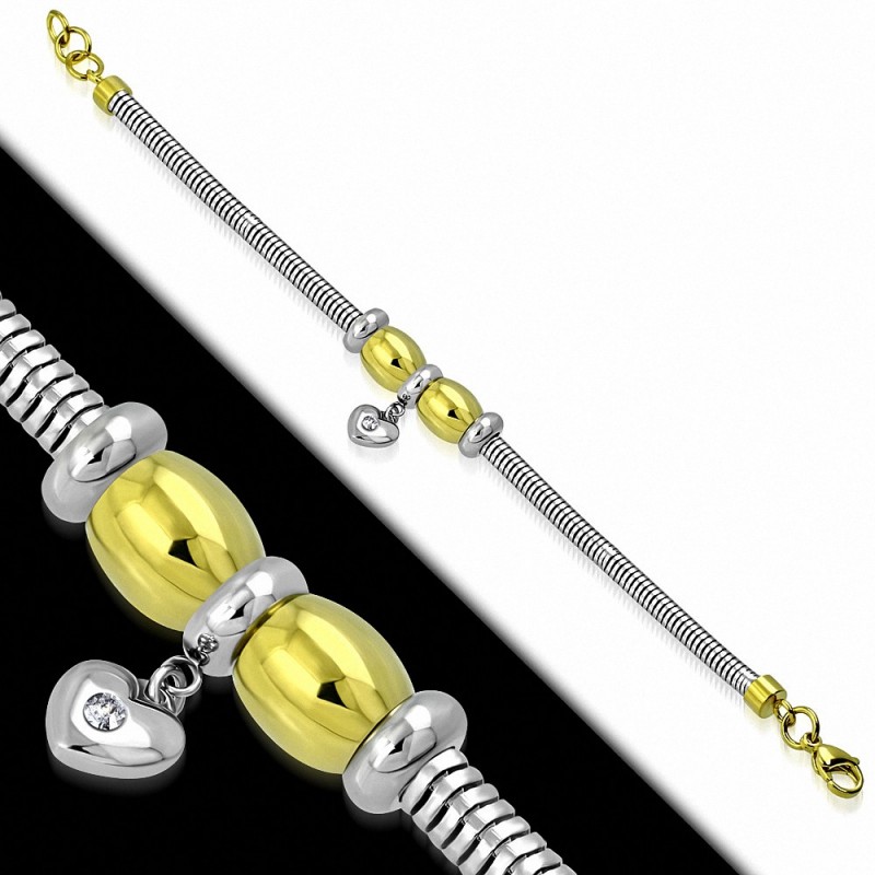 Breloque Harry Potter En Acier Inoxydable - The Carat, HP0108 | Compatible Avec Colliers Et Bracelets à Breloques