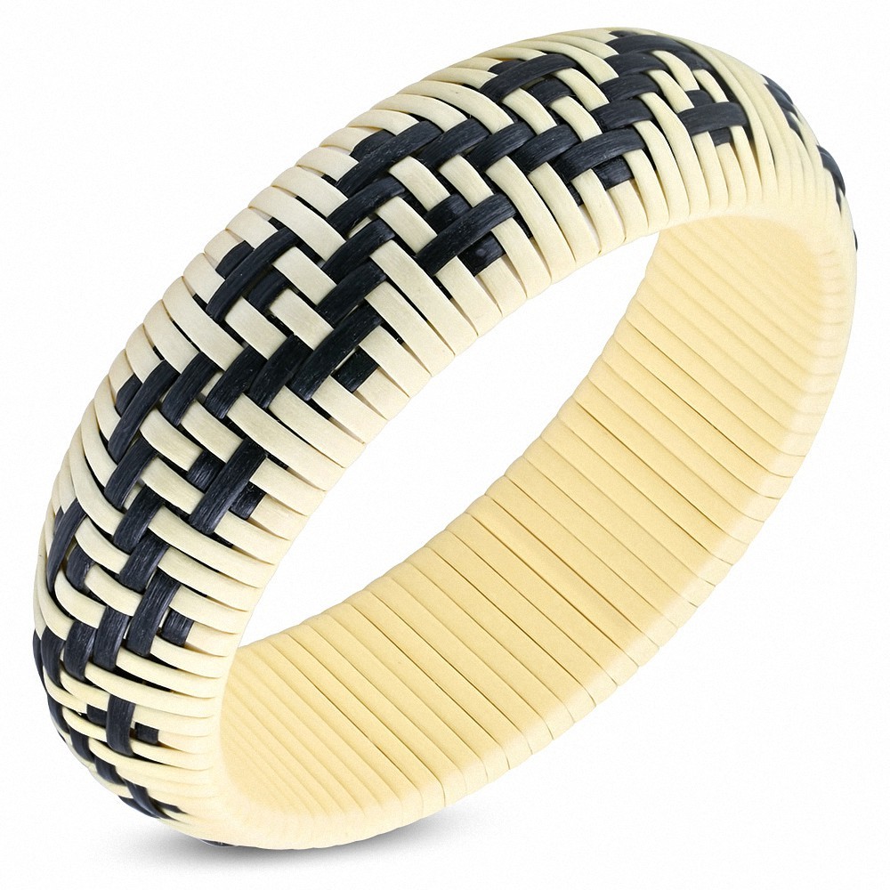 DIA-68mm | Bracelet tressé en forme de corbeille