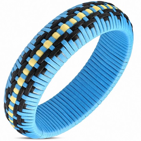 DIA-68mm | Bracelet tissé de vêtement coloré tressé