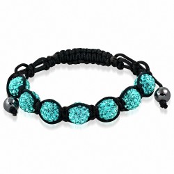 Bracelet Shamballa avec perles d'eau douce et argile Disco Fashion Pg