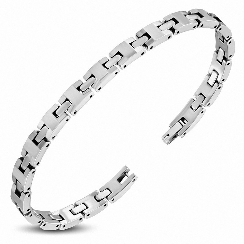 6mm | Bracelet magnétique à maillons en carbure de tungstène