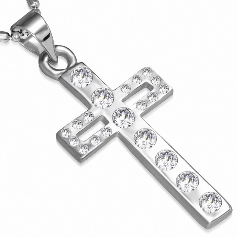 Alliage cristal fantaisie collier en chaîne avec chaîne en alliage de cristal cz clair