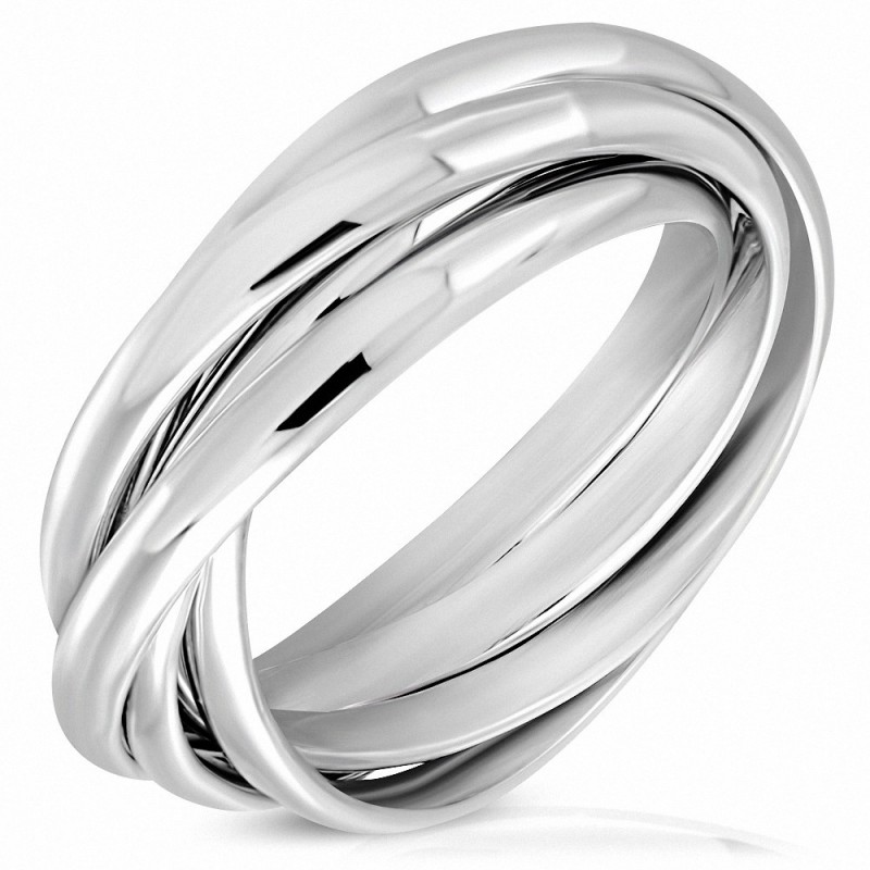 Bague Trinité inspirée en argent sterling