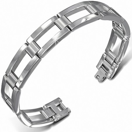 Bracelet à maillons en acier inoxydable  homme 118