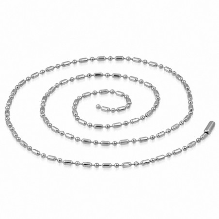 L-60cm L-2.4mm | Chaîne à maillons en acier inoxydable
