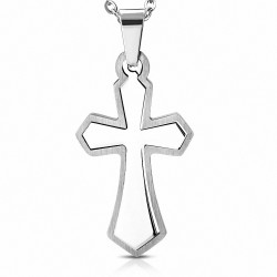 Pendentif homme croix médiévale