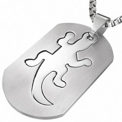 Pendentif homme lézard tag