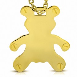Pendentif homme ours doré