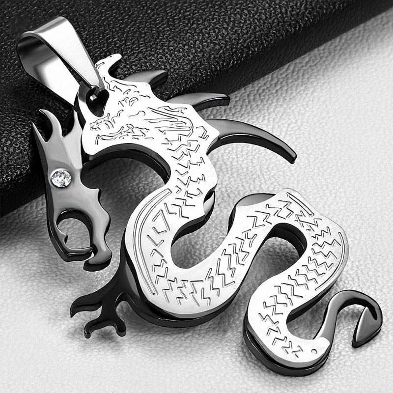Pendentif homme dragon chinois Pendentif homme dragon chinois