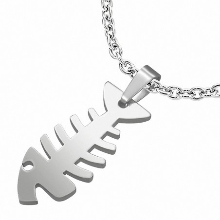 Pendentif homme fishbone