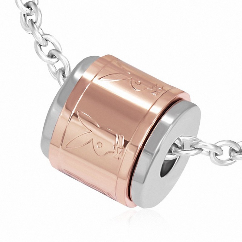 Pendentif homme cylindre lapin Pendentif homme cylindre lapin