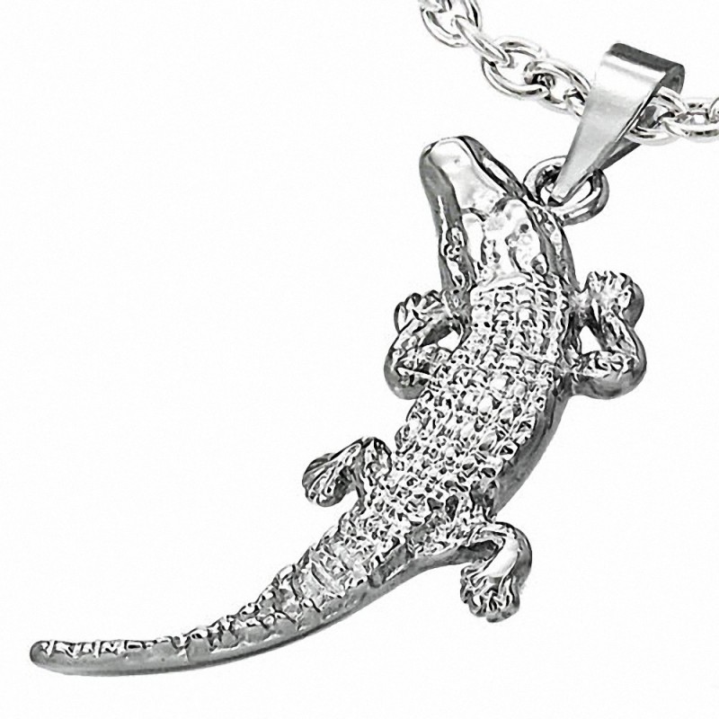 Pendentif homme crocodile Pendentif homme crocodile