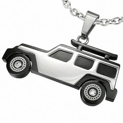 Pendentif homme voiture