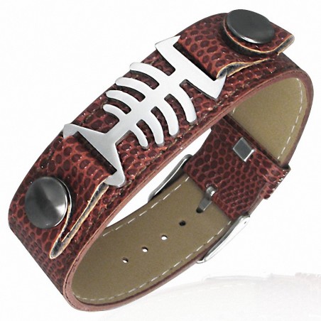 Bracelet homme ceinture arrête de poisson