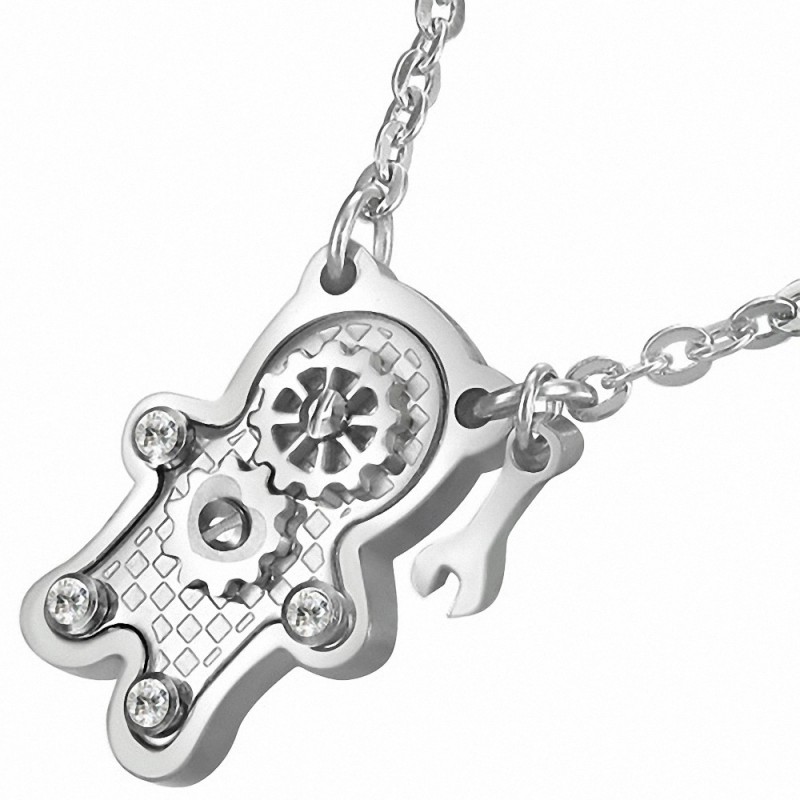 Pendentif homme ourson mécanique Pendentif homme ourson mécanique