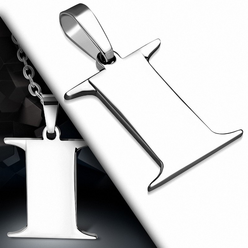 Pendentif homme lettre I Pendentif homme lettre I