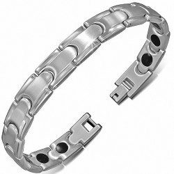 Bracelet homme acier liens imbriqués