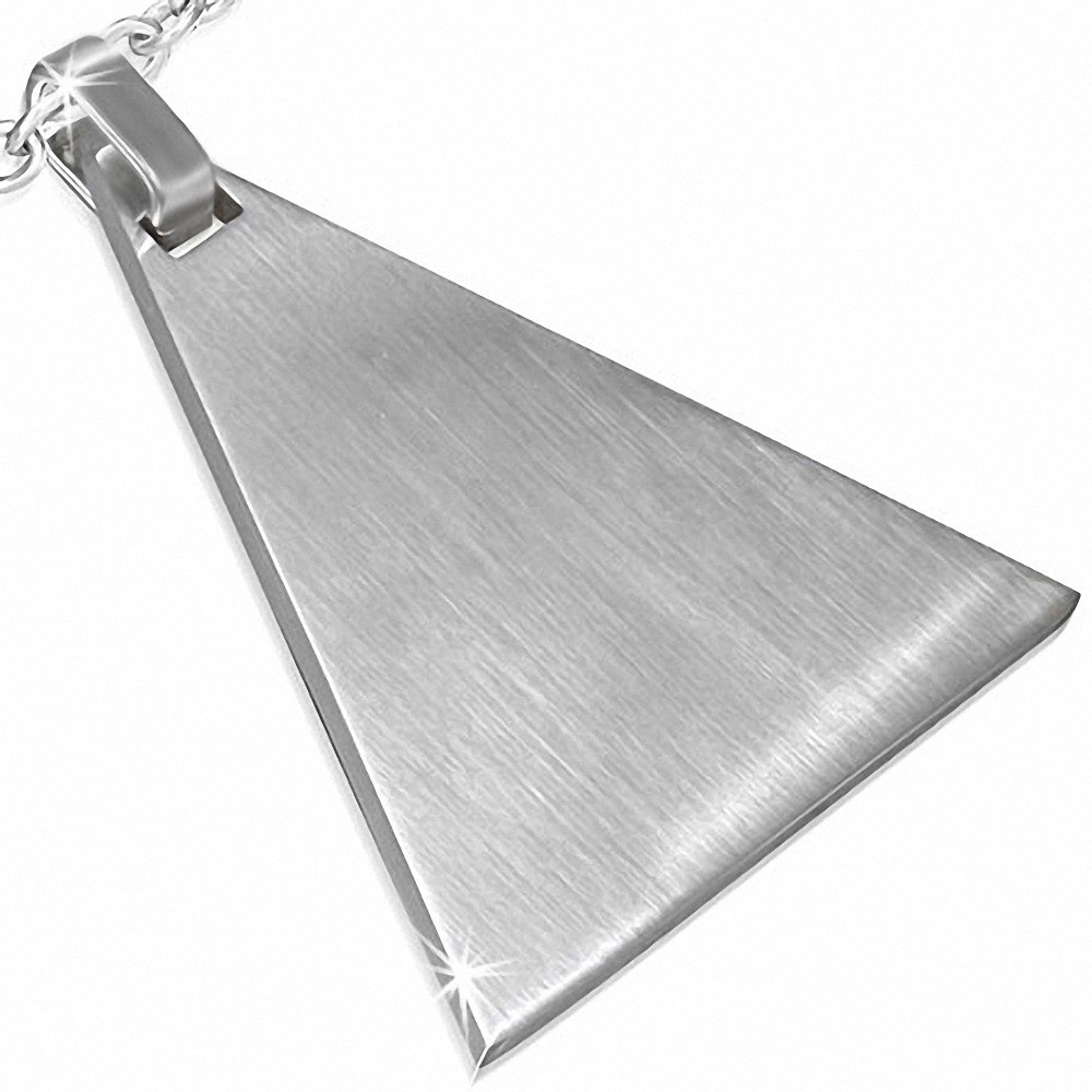 Pendentif homme triangle pouvant être gravé