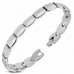 Bracelet pour hommes en acier inoxydable fantaisie