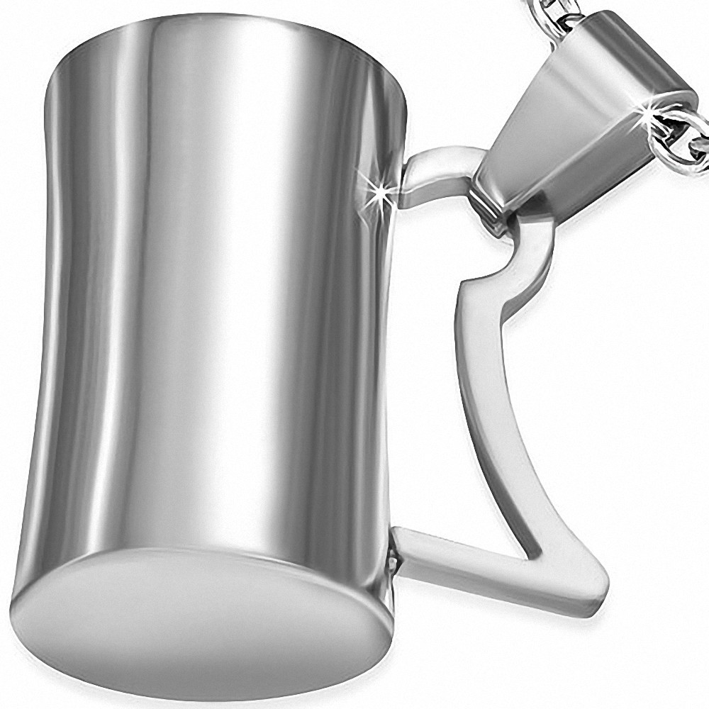 Pendentif homme tasse de café ou thé